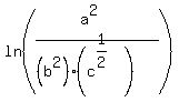 ln%28%28a%5E2%29%2F%28%28b%5E2%29%28c%5E%281%2F2%29%29%29%29