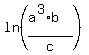 ln%28%28a%5E3%2Ab%29%2F+c%29