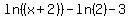 ln%28%28x+%2B+2%29%29++-ln%282%29-3