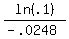 ln%28.1%29%2F%28-.0248%29
