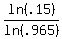 ln%28.15%29%2Fln%28.965%29