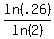 ln%28.26%29%2Fln%282%29
