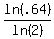 ln%28.64%29%2Fln%282%29