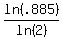 ln%28.885%29%2Fln%282%29