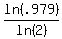 ln%28.979%29%2Fln%282%29