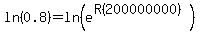ln%280.8%29=ln%28e%5E%28R%28200000000%29%29%29