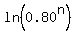 ln%280.80%5En%29
