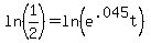 ln%281%2F2%29=ln%28e%5E.045t%29