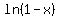 ln%281-x%29