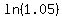 ln%281.05%29