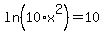 ln%2810%2Ax%5E2%29+=+10