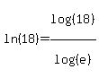 ln%2818%29+=+log%28%2818%29%29%2Flog%28%28e%29%29
