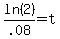 ln%282%29%2F.08=t