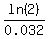ln%282%29%2F0.032