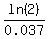 ln%282%29%2F0.037
