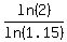 ln%282%29%2Fln%281.15%29
