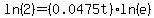 ln%282%29=%280.0475t%29ln%28e%29