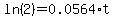 ln%282%29=0.0564%2At