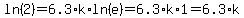 ln%282%29=6.3%2Ak%2Aln%28e%29=6.3%2Ak%2A1=6.3%2Ak