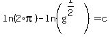 ln%282%2Api%29-ln%28g%5E%281%2F2%29%29=c