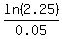 ln%282.25%29%2F0.05