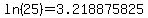 ln%2825%29+=+3.218875825