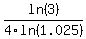 ln%283%29%2F4ln%281.025%29