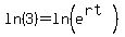 ln%283%29=ln%28e%5E%28rt%29%29