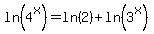 ln%284%5Ex%29=ln%282%29%2Bln%283%5Ex%29