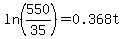 ln%28550%2F35%29+=+0.368t