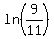ln%289%2F11%29