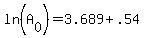 ln%28A%5B0%5D%29+=+3.689+%2B+.54