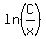 ln%28C%2Fx%29
