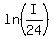 ln%28I%2F24%29
