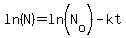 ln%28N%29=ln%28N%5Bo%5D%29-kt