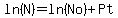 ln%28N%29=ln%28No%29%2BPt