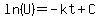 ln%28U%29=-kt%2BC
