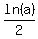 ln%28a%29%2F2