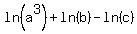 ln%28a%5E3%29+%2B+ln%28+b%29+-+ln%28+c%29