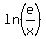 ln%28e%2Fx%29