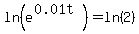 ln%28e%5E%280.01t%29%29=ln%282%29