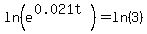 ln%28e%5E%280.021t%29%29=ln%283%29