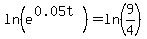 ln%28e%5E%280.05t%29%29=ln%289%2F4%29
