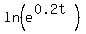 ln%28e%5E%280.2t%29%29