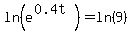 \"ln%28e%5E%280.4t%29%29+=+ln%289%29\"