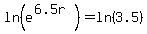 ln%28e%5E%286.5r%29%29=ln%283.5%29