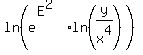 ln%28e%5E%28E%5E2%29ln%28y%2Fx%5E4%29%29