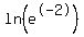 ln%28e%5E-2%29