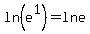 ln%28e%5E1%29=lne