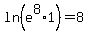 ln%28e%5E8%2A1%29+=+8